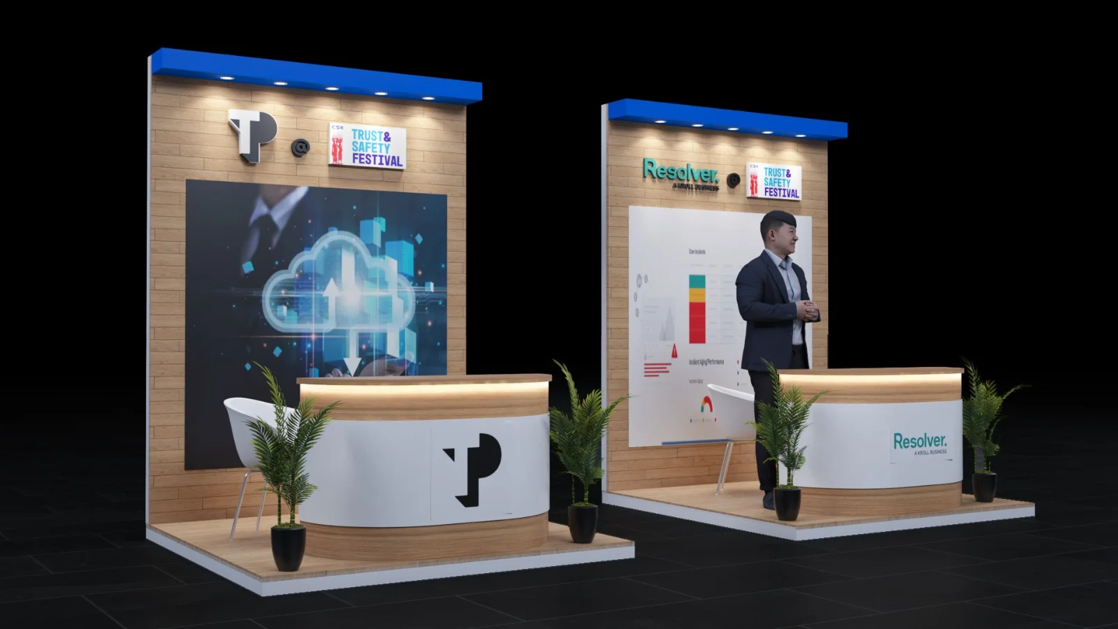 Premium showcase pavilions and exhibition presence at TASI