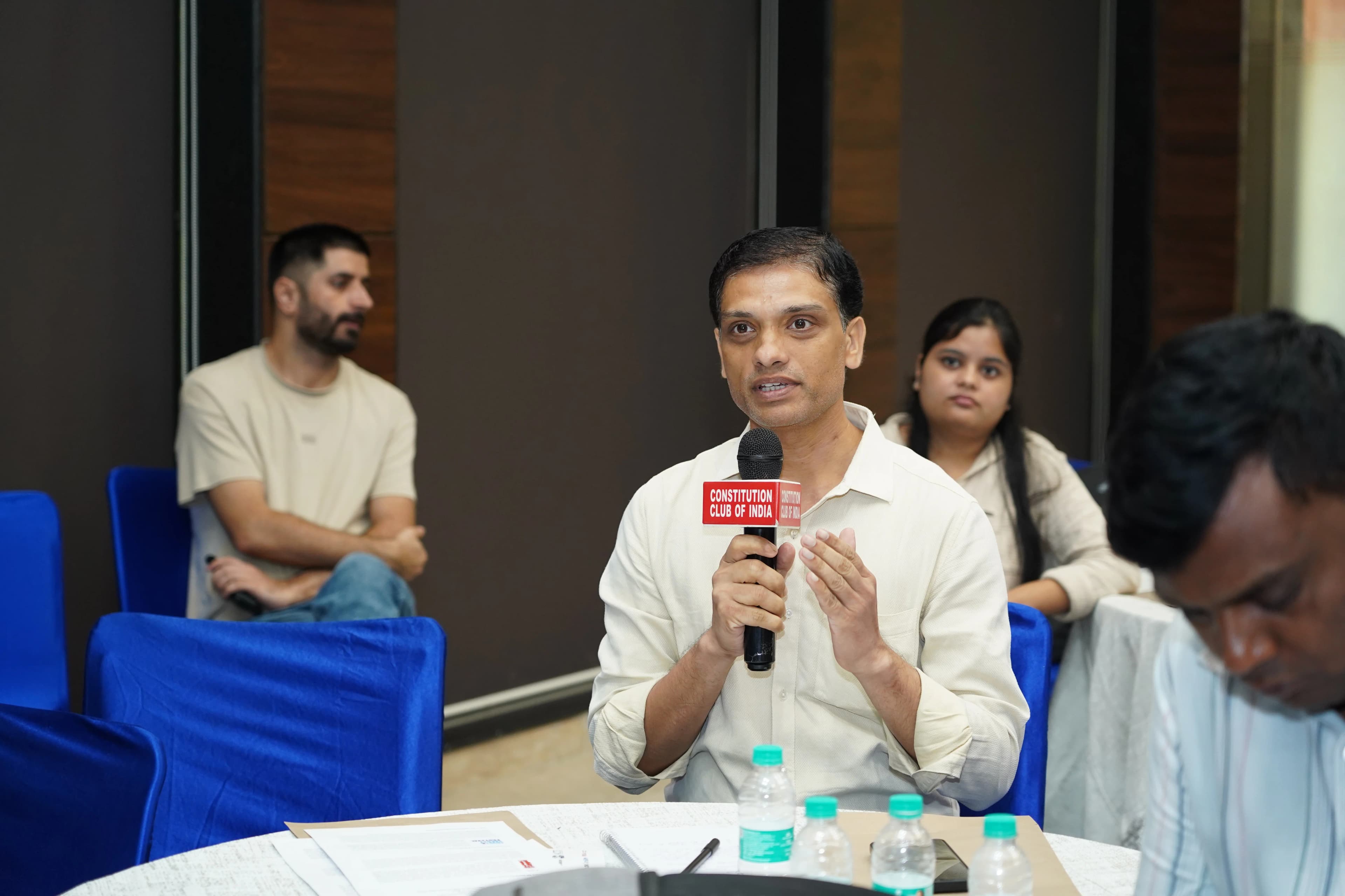Press interaction during the TASI 2025 pre-festival media briefing